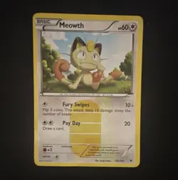 The Pokemon Company Meowth 102/101 Noble Victories 2011 Holo Secret Rare - Image 1