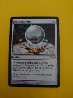 Mesmeric Orb. Artifact rare MTG Card. Mirrodin. - Image 1