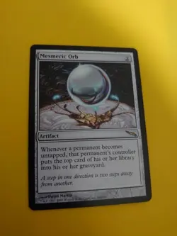 Mesmeric Orb. Artifact rare MTG Card. Mirrodin. - Image 3
