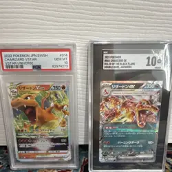 Pokemon TCG Graded Holo Lot 2 Charizard VSTAR 014, Charizard ex 066 JP - Image 1