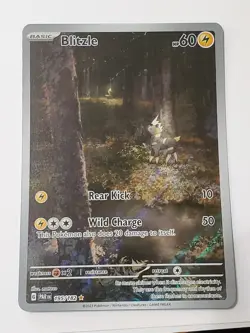 Pokemon Blitzle 195/182 Illustration Rare Paradox Rift 2023 NEAR MINT - Image 1