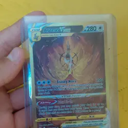 Pokemon TCG Arceus VSTAR Secret Rare Full Art Holo GG70 Crown Zenith - Image 1