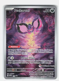 Pecharunt - (Pokemon Center Exclusive) Holo Promo SV: Scarlet & Violet Promo Car - Image 1