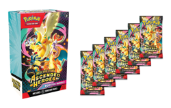 Pokemon TCG Ascended Heroes Booster Bundle 6 Packs Sealed Ready to Ship In Hand - Image 1