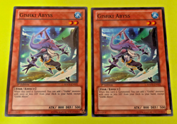 Yu-Gi-Oh Gishki Abyss 1st Edition Super Rare HA05-EN031 Nm x2 - Image 1