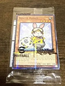 Yu-Gi-Oh! TCG Rescue Rabbit E-Football Limited Edition EFC1-EN001 A1 - Image 1