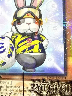 Yu-Gi-Oh! TCG Rescue Rabbit E-Football Limited Edition EFC1-EN001 A1 - Image 3