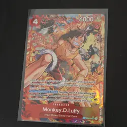 One Piece TCG Monkey D. Luffy OP16-015 SR Alternate Art Near Mint - Image 1