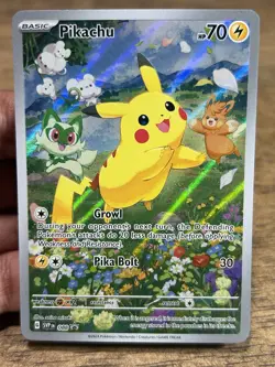 Pikachu SVP 088 Paldea Adventure Chest Black Star Promo Pokemon Card - Image 3