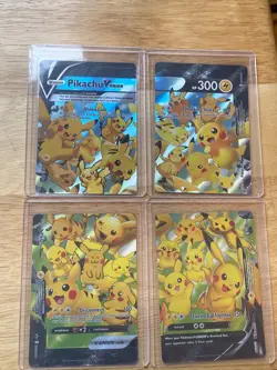 Pikachu V-Union Promo Full Set SWSH139-142 Pokemon Celebrations - NM/M (4 Cards) - Image 1