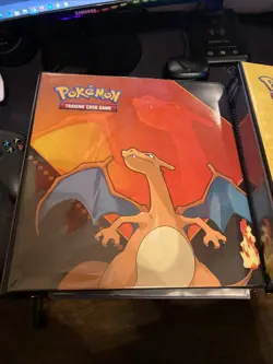 Lot Of 2 Pokemon Ultra Pro Binders With Card Pages Charizard & Pikachu - Image 2