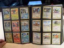 Pokemon Card Lot And Binder Over 500 Cards Some Holo - Image 3
