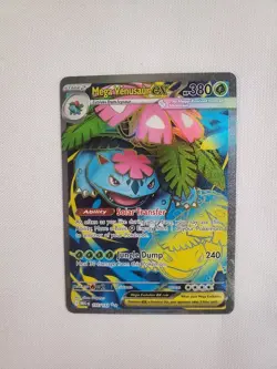 Mega Venusaur EX 155/132 Mega Evolution ENGLISH Pokemon TCG Card NM Ultra Rare - Image 1