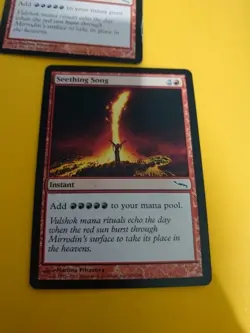 Seething SOng x2 Instant MTG Card. Mirrodin. - Image 3