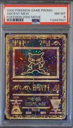 2000 POKEMON ANCIENT MEW PSA 8 NM-MT GAME MOVIE POKEMON 2000 MOVIE - Image 5