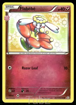 Flabebe RC17/RC32 Common Generations Pokemon Lightly Played - Image 1