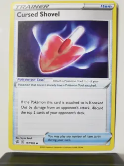 Cursed Shovel 157/192 NM - B1G1F - Rebel Clash Pokemon Card $2 Combined Shipping - Image 1