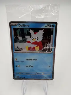 2025 Pokemon Cards & Products Delibird Holiday Calendar 046 / 193 Holo Sealed - Image 1
