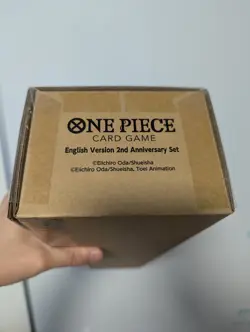 New Premium Bandai One Piece Card Game TCG 2nd Anniversary English Edition Set - Image 1