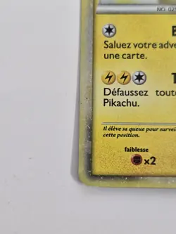 Pokemon Pikachu World Collection PW7 French Promo Holo Card 2010 50 mp/hp - Image 4