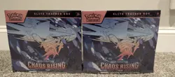 2x Pokemon ME04: Chaos Rising ETB - Mint - Sealed - IN HAND w/ FREE SHIPPING - Image 1