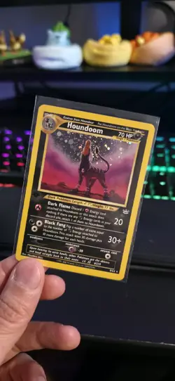 2001 Pokemon Neo Revelation 1st Edition Houndoom Holofoil #8/64 - Image 2