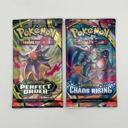 Pokemon Mega Evolution Chaos Rising & Perfect Order Booster Pack Bundle Sealed - Image 1
