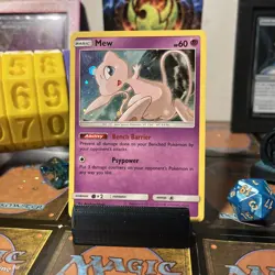 Mew - SM215 Cosmos Holo Bleed Promo Sun & Moon Promo Pokemon - Image 1