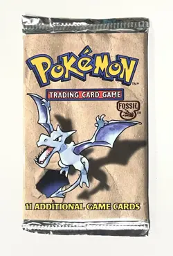 Wizards of the Coast Pokemon TCG Fossil Booster Pack - Image 1