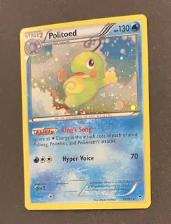 Pokemon Politoed 18/111 Cosmos Holo XY Furious Fists Near Mint - Image 3