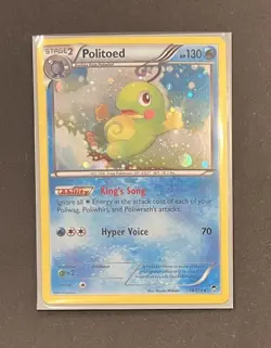 Pokemon Politoed 18/111 Cosmos Holo XY Furious Fists Near Mint - Image 4