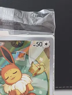 Pokemon Eevee TCG SVP en 173 Prismatic Evolutions Black Star Promo Full Art Holo - Image 3