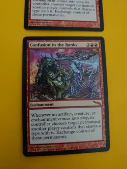 Confusion in the Ranks x2 rare Enchantment MTG Card. Mirrodin. - Image 2