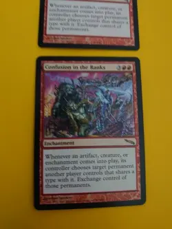 Confusion in the Ranks x2 rare Enchantment MTG Card. Mirrodin. - Image 3
