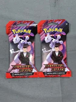 Pokemon Scarlet & Violet Destined Rivals 2 Booster Packs TCG Sealed English - Image 1
