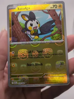 ENGLISH Emolga (Master Ball) Reverse 029/086 Black Bolt Pokemon - Image 1