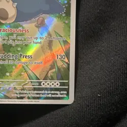 Pokemon Snorlax SV: Scarlet & Violet Promo 051 Full Art Holo 150 HP English 2023 - Image 2