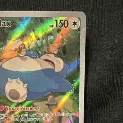 Pokemon Snorlax SV: Scarlet & Violet Promo 051 Full Art Holo 150 HP English 2023 - Image 5