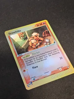 Pokemon TCG Growlithe 65 Sandstorm Mint Near Mint Reverse Holo - Image 2