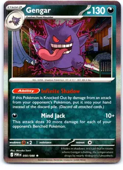 Gengar 050/088 Rare Perfect Order Pokemon Holo Near Mint - Image 1