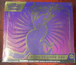 Nintendo Pokemon TCG Scarlet & Violet Elite Trainer Box - 9 Packs 820650853418 - Image 1