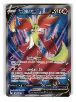 Delphox V 173/196 Ultra Rare Lost Origin Pokemon Near Mint - Image 1