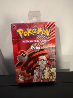 Pokemon Trading Card Game Blaine Theme Deck SEALED - Image 1