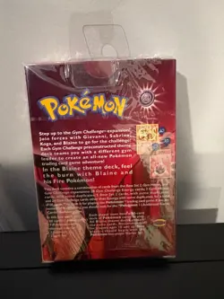 Pokemon Trading Card Game Blaine Theme Deck SEALED - Image 2