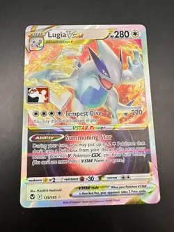 Lugia VSTAR - 139/195 Silver Tempest Pokemon Play Pokemon Prize Pack - Image 1