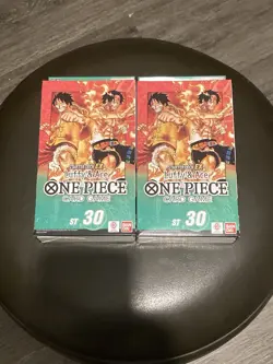 One Piece TCG Starter Deck ST-30 Luffy and Ace English 2 Sealed Boxes SHIPS NOW - Image 1