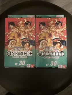One Piece TCG Starter Deck ST-30 Luffy and Ace English 2 Sealed Boxes SHIPS NOW - Image 2