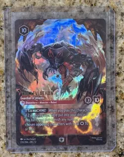 Disney Lorcana The Leviathan Guardian of Atlantis Enchanted Foil #233/204 - Image 1