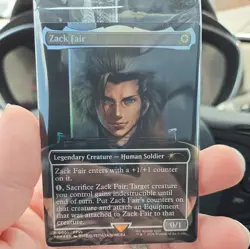 Sealed Zack Fair Magic the Gathering MTG Promo Card (FF7 Rebirth Switch 2 Bonus) - Image 1