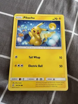 Pokemon Pikachu TCG Unified Minds Common Card 56/236 - Image 1